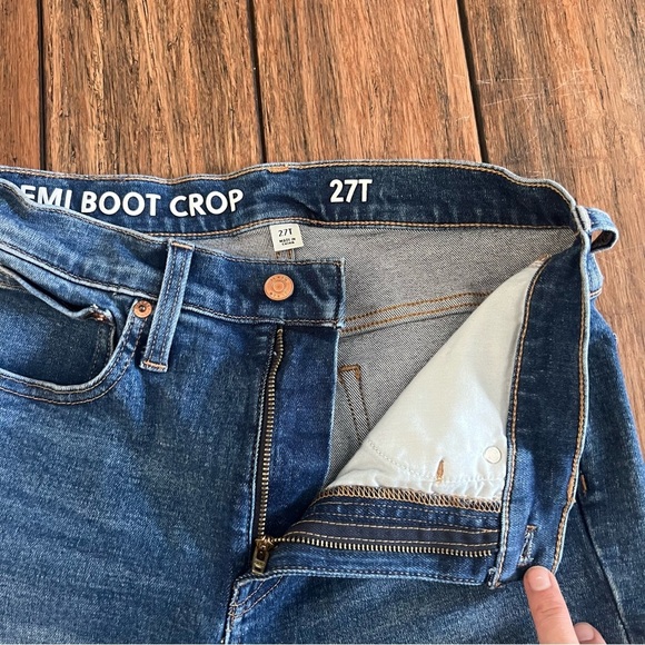 J. Crew Demi Boot Crop Jeans Size 27 Tall - Picture 11 of 11